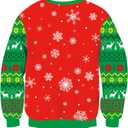 RAISEVERN Christmas Sweatshirt for Men Women Funny Pullover Xmas Top