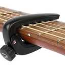 Fender Player Guitar Capo for Acoustic and Electric Guitars, Adjustable Tension, Black
