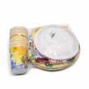 141Pcs Cartoon Themed Birthday Party Decorations for 20 Guests Cartoon Tableware Supplies Party Plates and Napkins Forks Cups Straws Tablecloth for Baby Shower Birthday Decorations