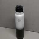 Han's Bottle Sports Water Bottle - 32 Oz, Straw Lid, Leak Proof, Vacuum Insulated Stainless Steel, Double Walled, Thermo Mug,White & Black