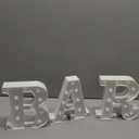 BAR - Illuminated Marquee Pub Bar Sign - Lighted Word Pre-Lit Battery Operated (23.03-in x 8.66-in) (White)