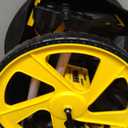 Zozen Measuring Wheel in Feet and Inches, Mechanical/Double Collapsible/One Key to Reset/Kickstand to Keep Stand/Starting Point Arrow and Cloth Carrying Bag, 09,999 Ft Measure Wheel.