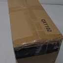 Black Minimalist Square Swivel Stool with Wheel for Work SPA Shop Massage Height-Adjustable and Cost-Effective Rolling Stool Chair