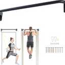 Wall Mounted Pull Up Bar, Carbon Steel Doorway Chin Up Bar for Home Gym,   Overall length is 1013mm / 39.9in