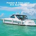 AWEMUFA Boat Fenders Easy to Install Bumper for Docking Ideal Fender for Pontoon, Bass, Jet Ski and Fishing Boats