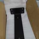 MIUGO Heavy Duty Shelf Bracket 4 Pack, Floating Shelf Brackets 8 inch Long, Brackets for Shelves, Black Coated Metal Wall Shelf Support Brackets1/5"-Thick