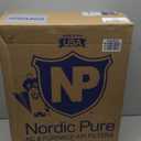 Nordic Pure 20x25x4 (19_1/2 x 24_1/2 x 3_5/8) Pleated MERV 12 Air Filters 2 Pack