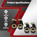 Nakkaa AS1132 10 Spline 1.5" Diameter 5.5" Lever Automatic Brake Slack Adjuster 1381011 8060851 R801041 (4*Automatic Brake Slack Adjuster)