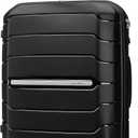 Samsonite Freeform 24-Inch Medium Luggage with Dual 360 Spinner Wheels - Checked Suitcase - TSA Lock, Airline-Approved - Durable Polypropylene Expandable Hardshell for Lightweight Travel - Black