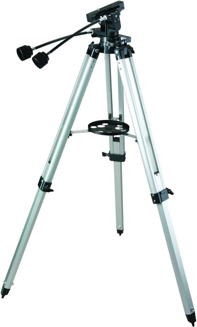 Celestron Heavy Duy Alt-Azimuth Tripod Sturdy Extendable Aluminum Tripod Use for Spotting Scope, Binocular, Camera, and Small Telescope Slow Motion Handles for Smooth Small Adjustments