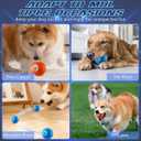 2025 New Shaky Ball Toy for Dogs, Vibrating Dog Ball,Shaking Dog Ball, Interactive Dog Ball,USB Rechargeable Automatic Moving Dog Toy Ball,for Small Medium Large Dogs(2PCS-A) (A)