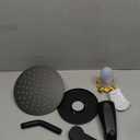 Tub Shower Faucet Set, 8 Inch Matte Black Shower Head and Handle Set, High Pressure Bathtub Shower Faucet with Valve, Tub Spout and Trim Kit, Bathroom Shower Faucet Sets Complete, Black