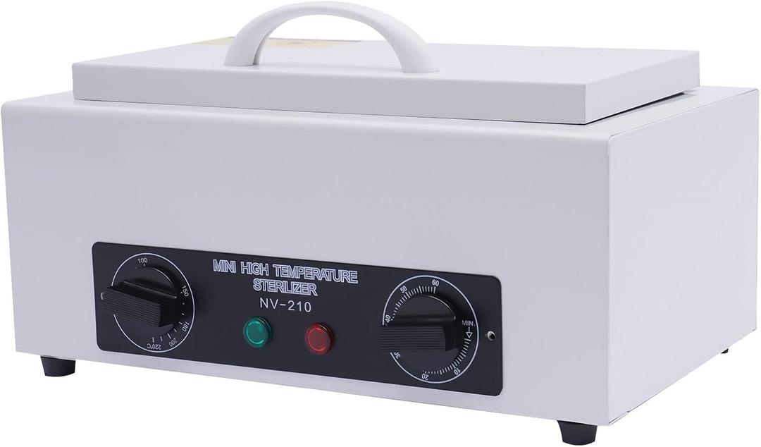 Hot air sterilizer, disinfection, dry heat, high temperature, sterilizer, autoclave, 300 W, disinfection, cosmetics, foot care, tattoo, nail bit, studio, nail sterilizer