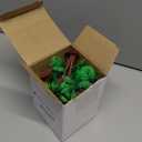 Jovitec 16 Pcs Plastic Palm Tree Coconuts Cupcake Topper Scale Scenery Miniature Figurines Micro Aquarium Garden Plant