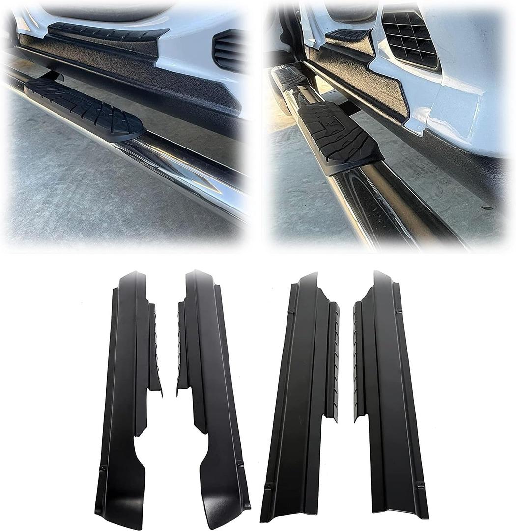 ECOTRIC Trail Armor Rocker Panel Cover Compatible with 2009-2018 Dodge Ram 1500 2500 3500 Classic Crew Cab Guard Sill Trim Replacement for 14064