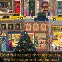 Galison Winter Lights Foil Puzzle 500 Pieces  Holiday Jigsaw Puzzle Featuring Festive City Scene by Joy Laforme  Thick, Sturdy Pieces Challenging Family Activity Great Gift Idea