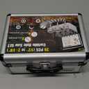 KJE 20 in 1 (1/2"to 2-1/8") Carbide Hole Saw Kit for Metal - Heavy Duty TCT Hole Cutter Drill Bits Set with Titanium Pilot drills & L-Wrenches & Aluminum Box, for Stainless Steel/Iron/Aluminum | Metal