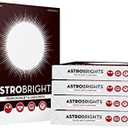 Astrobrights® Printer & Copy Paper, 8.5" x 11", 28lb/105gsm, 97 Brightness, White, 5 reams of 300 sheets per ream, 1,500 sheets per carton (91738-01)