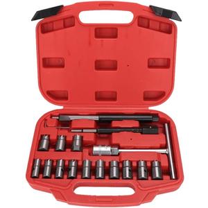 Injector Fit for Cutter Universal Automotive Tool Kit for Cleaning and Repair of Sealing Surfaces of Injectors for Mechanics Aluminum Alloy