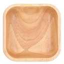 for Rubber Wood, Salad Bowl Handcrafted, Simple Stylish Square Bowl, for Party Family Gathering, Durable Wood Tableware, Kitchen Serving Bowl, Decorative Dining   (10x12"x4Diameter)
