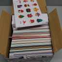 100 Unique Christmas Cards With Envelopes,Large 5X7 Inch Merry Christmas Cards Greeting Cards Set With Greeting And Sticker.