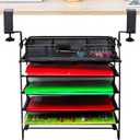File Organizer that Attaches Under the Desk