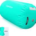 VOFiTNY Gymnastics Tumbling Equipment Air Barrel Inflatable Octagon Tumbler Roller Back-bend Trainer Cheerleading Without Pump (4'L x 2.5'D)