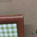 Leinuosen 17 x 23 Cork Board for Walls Decorative Cork Boards Green Gingham Home Decor Small Linen Bulletin Board Framed with Pins for Home Room School Office Decor