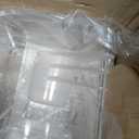 Laundry Pods Container & Dryer Sheet Holder, Laundry Room Organization and Storage Jars with Lids, Labels & Scoops for Powder Detergent Scent Booster (Wood)