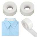 2 Roll Collar Protector for Shirts, Disposable Collar Protector Invisible Self-Adhesive Absorbent Sweat Shields Pad Collars Stays Sweat Pads for Shirt Neck Liner Hat Armpit Against Sweating Stain