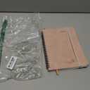 POPRUN 2026 Planner Weekly Notebook (Jan-Dec), Medium 8.5''x 6.5'' - Agenda 2026 Calendar Book with Monthly Tabs, Inner Pocket, Spiral Soft Cover, 100 GSM - Soft Pink