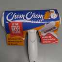 ChomChom Roller Pet Hair Remover  Original Size Reusable Lint Roller for Cat & Dog Hair on Furniture, Couch, Carpet, Car, Rugs & Bedding  Portable, Eco-Friendly (White)