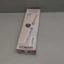 Conair Double Ceramic -Inch Curling Iron, -Inch Barrel Creates Spiral Curls, Hair Curler for Use on Short to Medium Hair, White/Rose Gold