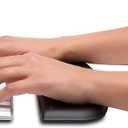 Kensington ErgoSoft Wrist Rest for Slim, Compact Keyboards, Black (K52801WW), 3.9 x 0.4 x 11.1 inches