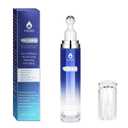 Eye Serum with 8% Caffeine & 8% Retinol, Under Eye Cream with Hyaluronic Acid, Niacinamide & Peptides, 360° Cooling Roller for Dark Circles, Puffiness, Fine Lines & Wrinkles, 0.5 Fl Oz