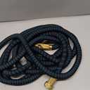 Flexi Hose Expandable Garden Hose with 8 Function Nozzle, 50FT - Lightweight Retractable Garden Hose, Water Hose - No-Kink Flexibility, 3/4 Inch Solid Brass Fittings and Double Latex Core