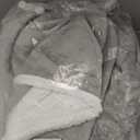 IFNOW Sherpa Wearable Blanket with Sleeves for Women Men Adults, Christmas Birthday Gifts for Women Mom Wife, Cozy Wearable Blanket with Arm and Pocket, Warm Full Body TV Wrap Throw Blanket, Grey