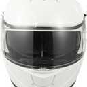 ANYPASS Motorcycle Helmet,Modular Motorcycle Helmet,White Large