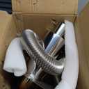 Upgraded Generator Exhaust Extension Kit, Stainless Steel, with Muffler And Insulated Through-Wall Mounting Plate, Exhaust Adapter, Exhaust Pipe, U-bolt Clamps, for Firman and Hond