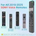 Replacement for Sony TV Remote, for All 2019-2025 Sony Remote Control for Bravia Smart TV with Voice Control. for Bravia XR/XBR/KD/K Series Google/Android TVs