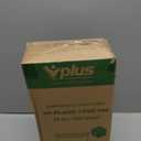 Vplus 12 oz Compostable Clear Plastic Cold Cups, 100 Pack Biodegradable Disposable Cups, BPA & PFAS Free, Plant-Based Plastic Cups for Juice, Wine, Parties, Weddings, and Everyday Use