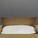 ELEMUSE Queen Mattress Topper for Back Pain, Extra Thick Mattress Pad Cover, Plush Soft Pillowtop with Elastic Deep Pocket, Overfilled Down Alternative Filling (White)