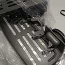 VOLPONE Shower Caddy Suction Cup No Drilling Suction Cup Shower Shelf Aluminum Bathroom Shower Organizer Storage Rack Adhesive with Towel Bar Hooks (2-Pack, Matte Gray)