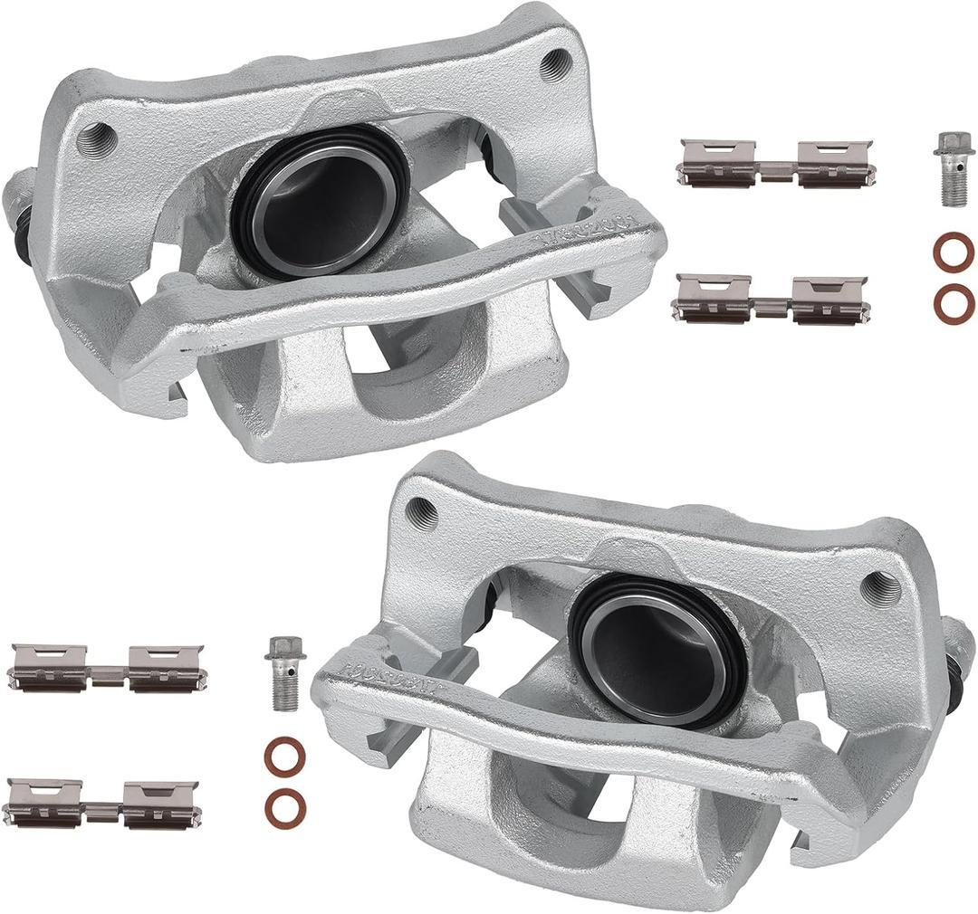 KUSATEC 18B5397 18B5396 Disc Brake Caliper with Bracket fit for Ford F-150 Lobo 2012-2016; Both Left and Right side