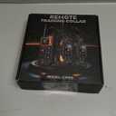 AI Dog Shock Collar 2 Dogs (10-120Lbs) - 3300FT Dog Training Collar with Remote, IPX7 Waterproof Collar with Beep, Vibration, Safe Shock for Large Medium Small Dogs, Keypad Lock and Flashing Light (Black)