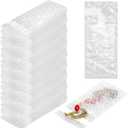 PerKoop 200 Pcs 2 x 3.15 Inch Bubble Cushion Wrap Bags Bulk, Double Wall Bubble Cushion Wrap Pouches, Clear Protective Bags Thickening Shockproof for Shipping Packing Storage Moving