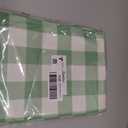 Smiry Rectangle Table Cloth, Waterproof Vinyl Tablecloths with Flannel Backing, Wipeable Buffalo Plaid Table Cover for Indoor and Outdoor (Sage Green & White, 60"x84")