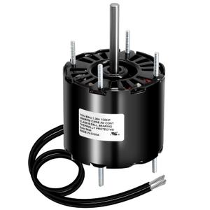 Hiorucet D132 Blower Motor for Fasco, 3.3 Inch Shaded Pole General Purpose Open Fan Motor with Ball Bearing, 115 Volts, 1.35 Amps, 1/20 HP, 1550 RPM, CW Rotation for Fasco D132.