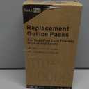 SuzziPad Replacement Ice Gel Packs for Cold Therapy Gloves and Socks(10-Piece Set), S/M