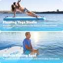 SLOOSH Inflatable Floating Dock, Inflatable Dock Floating Platform, Portable Air Dock Platform Fit for Pool, Lake, Beach with Non-Slip Surface